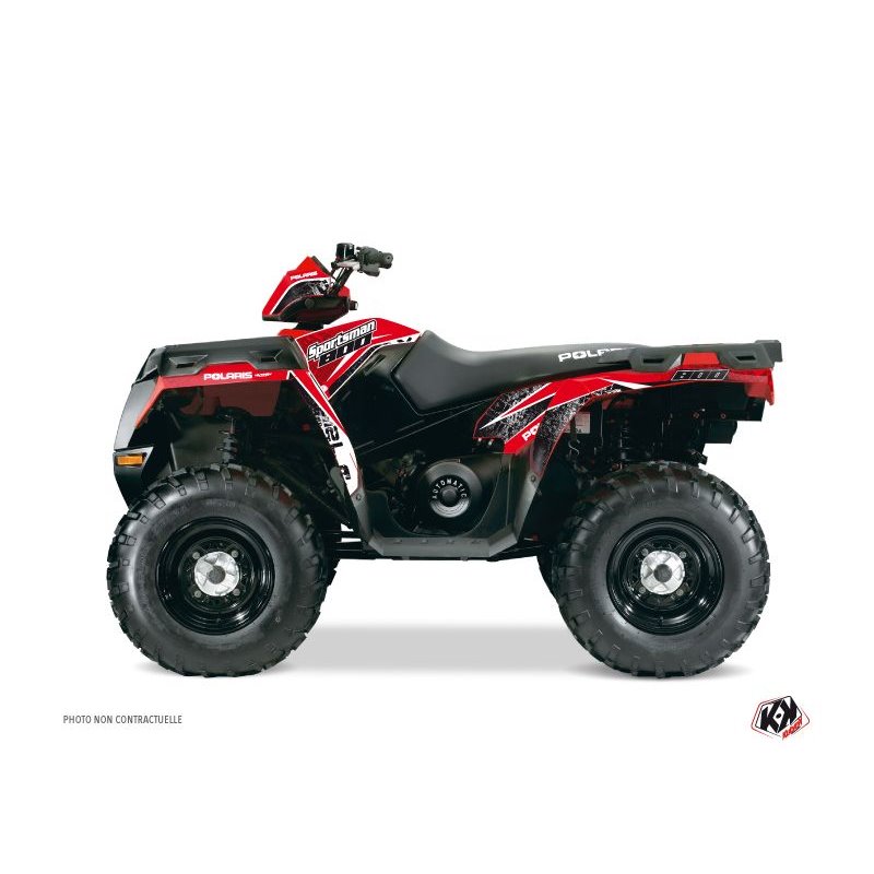 Kit Déco Quad Rock Polaris 800 Sportsman Forest Rouge (2011-2023)