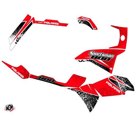 Kit Déco Quad Rock Polaris 800 Sportsman Forest Rouge (2011-2023)