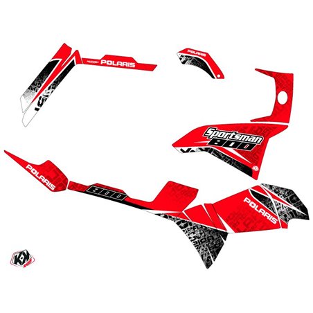 Kit Déco Quad Rock Polaris 800 Sportsman Forest Rouge (2011-2023)