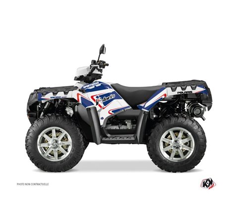 Kit Déco Quad Vintage Polaris 550 Sportsman Forest Bleu (2010-2012)