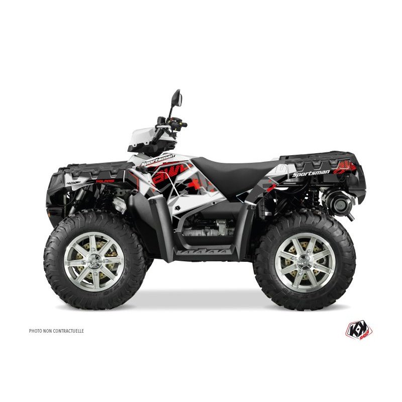 Kit Déco Quad Visor Polaris 550 Sportsman Forest Rouge (2010-2012)