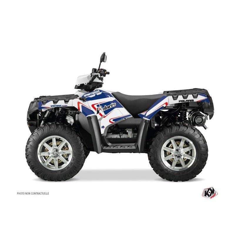 Kit Déco Quad Vintage Polaris 550-850-1000 Sportsman Touring Bleu (2010-2012)