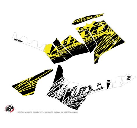 Kit Déco Quad Eraser Fluo Polaris 550-850-1000 Sportsman Touring Jaune (2013-2016)