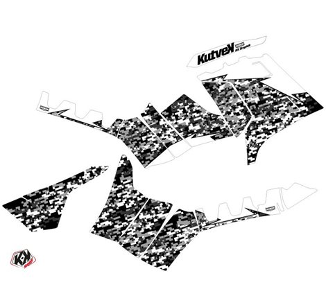 Kit Déco Quad Predator Polaris 550-850-1000 Sportsman Touring Blanc (2013-2016)