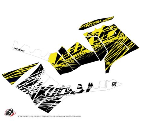 Kit Déco Quad Eraser Fluo Polaris 1000 Sportsman Forest Jaune (2010-2012)