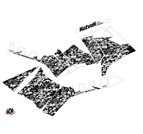 Kit Déco Quad Predator Polaris 1000 Sportsman Forest Blanc (2010-2012)