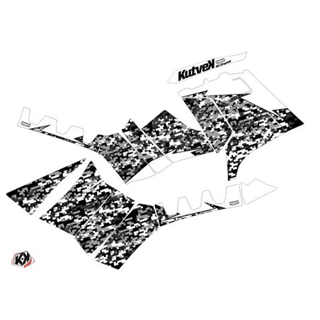 Kit Déco Quad Predator Polaris 1000 Sportsman Forest Blanc (2010-2012)
