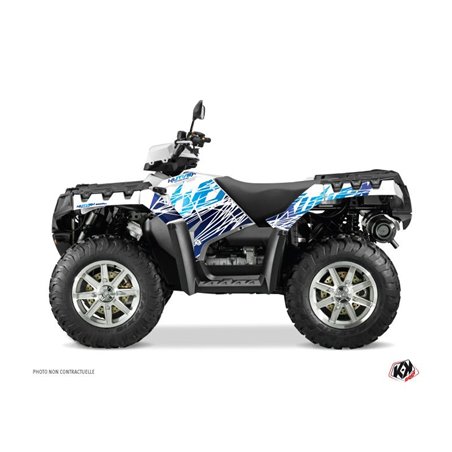Kit Déco Quad Eraser Polaris 1000 Sportsman Forest Bleu (2010-2012)