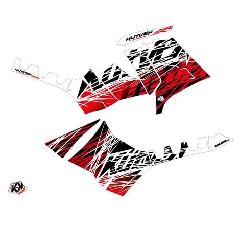 Kit Déco Quad Eraser Polaris 1000 Sportsman Forest Rouge Blanc (2010-2012)