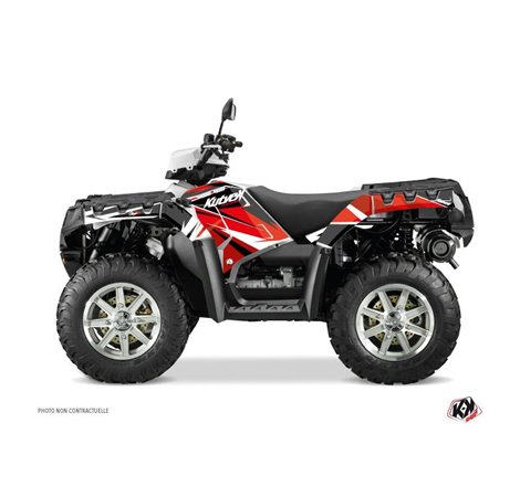 Kit Déco Quad Stage Polaris 1000 Sportsman Forest Rouge (2010-2012)