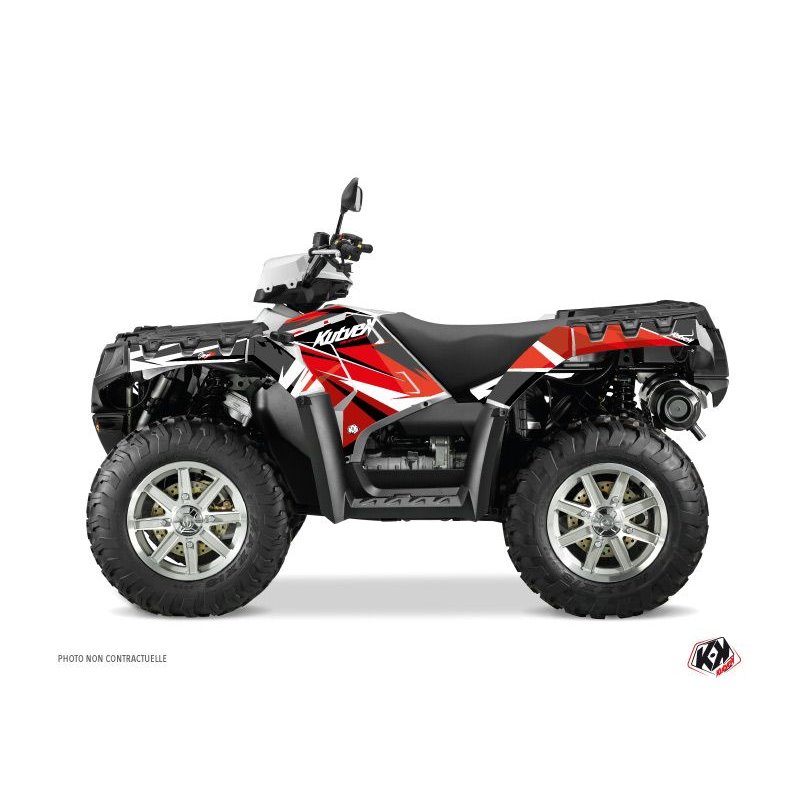 Kit Déco Quad Stage Polaris 1000 Sportsman Forest Rouge (2010-2012)