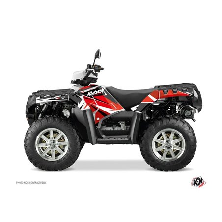 Kit Déco Quad Stage Polaris 1000 Sportsman Forest Rouge (2010-2012)