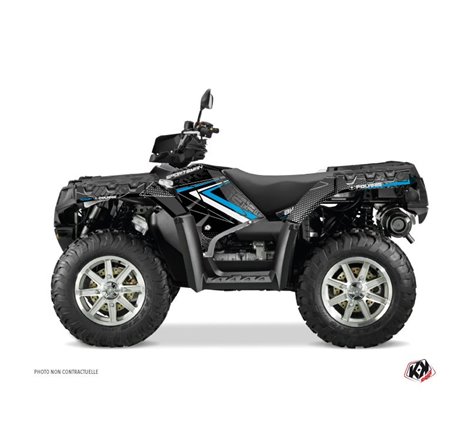 Kit Déco Quad Rock Polaris 1000 Sportsman Touring Noir Bleu (2010-2012)