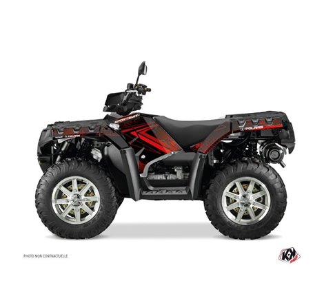 Kit Déco Quad Rock Polaris 1000 Sportsman Touring Noir Rouge (2013-2023)