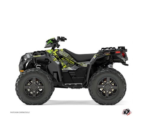Kit Déco Quad Evil Polaris 1000 Sportsman XP Forest Gris Vert (2017-2021)