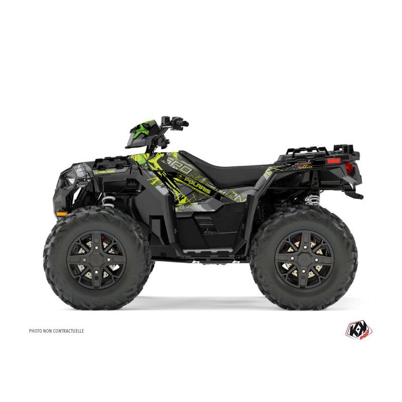 Kit Déco Quad Evil Polaris 1000 Sportsman XP Forest Gris Vert (2017-2021)
