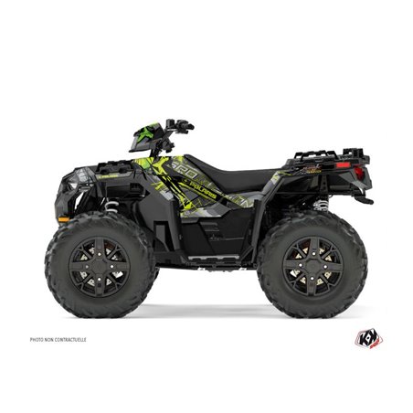 Kit Déco Quad Evil Polaris 1000 Sportsman XP Forest Gris Vert (2017-2021)