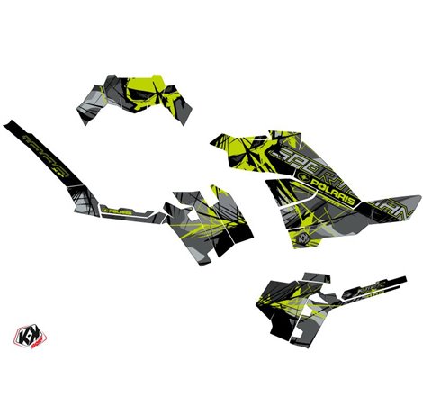 Kit Déco Quad Evil Polaris 1000 Sportsman XP Forest Gris Vert (2017-2021)