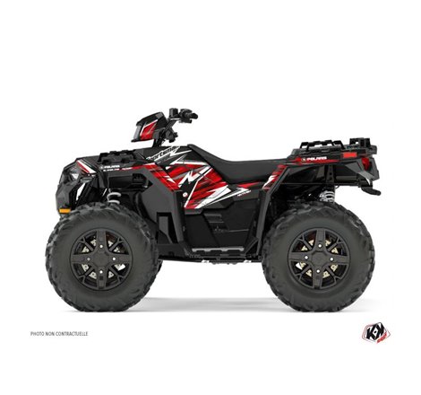 Kit Déco Quad Jungle Polaris 1000 Sportsman XP Forest Noir Rouge (2017-2021)
