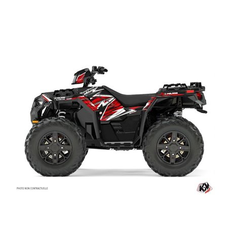 Kit Déco Quad Jungle Polaris 1000 Sportsman XP Forest Noir Rouge (2017-2021)