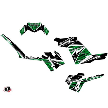 Kit Déco Quad Jungle Polaris 1000 Sportsman XP Forest Noir Vert (2017-2021)