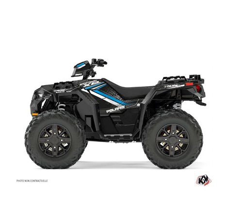 Kit Déco Quad Rock Polaris 1000 Sportsman XP Forest Noir Bleu (2017-2021)