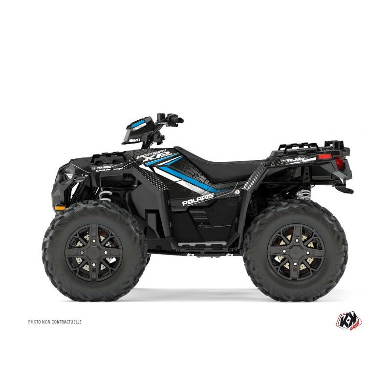 Kit Déco Quad Rock Polaris 1000 Sportsman XP Forest Noir Bleu (2017-2021)