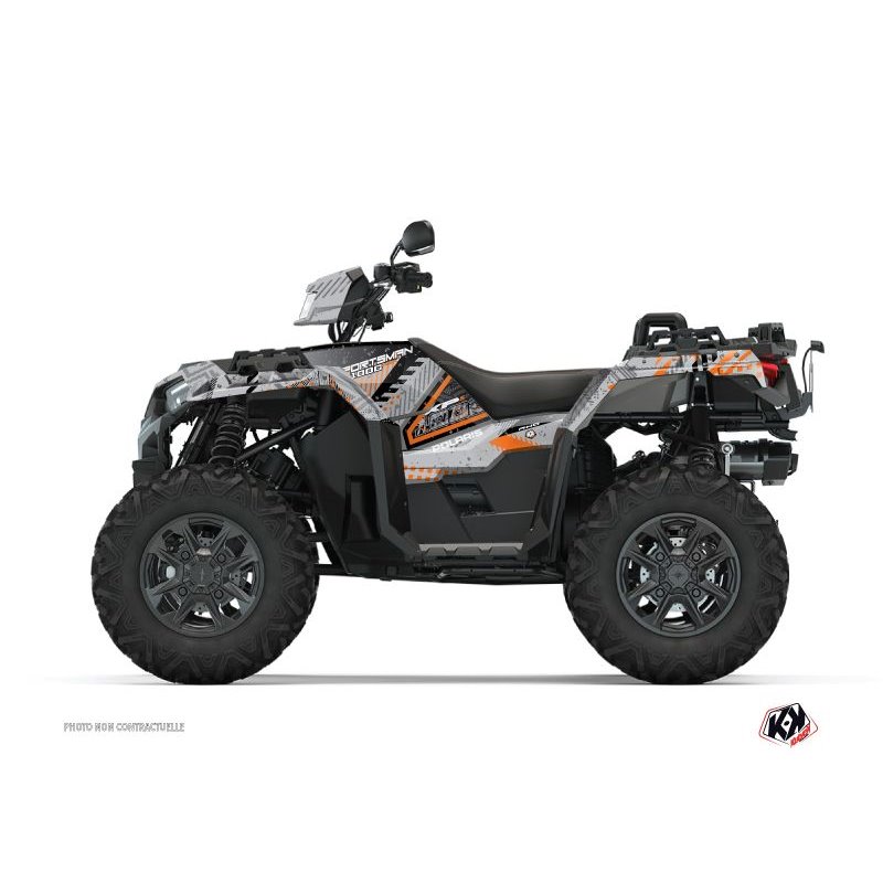 Kit Déco Quad Redrock Polaris 1000 Sportsman XP S Forest Gris Orange (2020-2023)