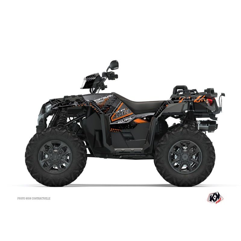Kit Déco Quad Redrock Polaris 1000 Sportsman XP S Forest Noir Orange (2020-2023)