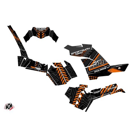 Kit Déco Quad Redrock Polaris 1000 Sportsman XP S Forest Noir Orange (2020-2023)