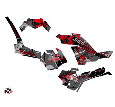 Kit Déco Quad Evil Polaris 1000 Sportsman XP S Forest Gris Rouge (2020-2023)