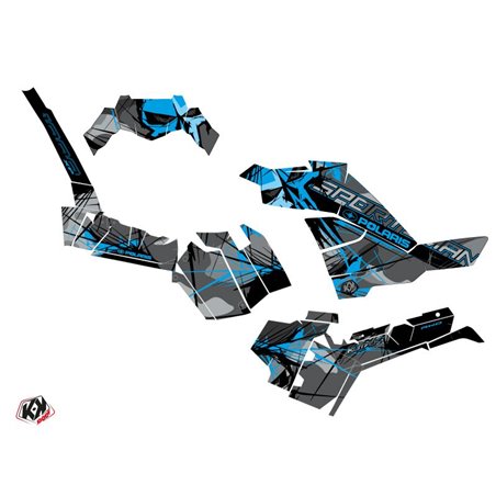 Kit Déco Quad Evil Polaris 1000 Sportsman XP S Forest Gris Bleu (2020-2023)