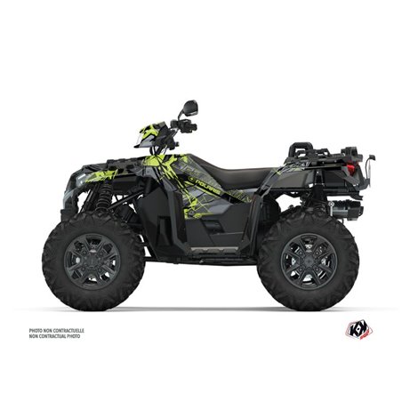 Kit Déco Quad Evil Polaris 1000 Sportsman XP S Forest Gris Vert (2020-2023)