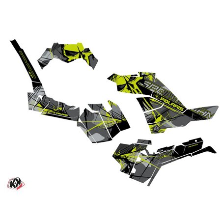 Kit Déco Quad Evil Polaris 1000 Sportsman XP S Forest Gris Vert (2020-2023)