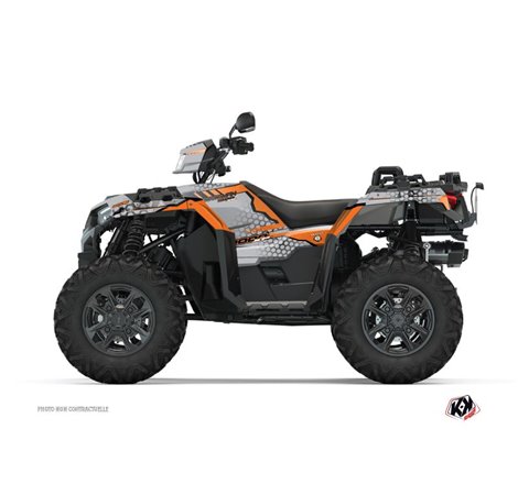 Kit Déco Quad Splinter Polaris 1000 Sportsman XP S Forest Gris Orange (2020-2023)