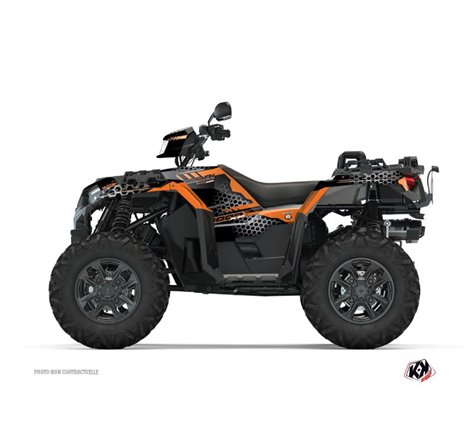 Kit Déco Quad Splinter Polaris 1000 Sportsman XP S Forest Noir Orange (2020-2023)