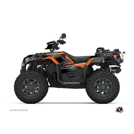 Kit Déco Quad Splinter Polaris 1000 Sportsman XP S Forest Noir Orange (2020-2023)