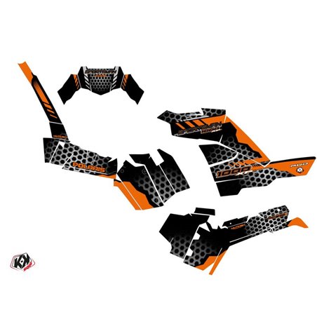 Kit Déco Quad Splinter Polaris 1000 Sportsman XP S Forest Noir Orange (2020-2023)