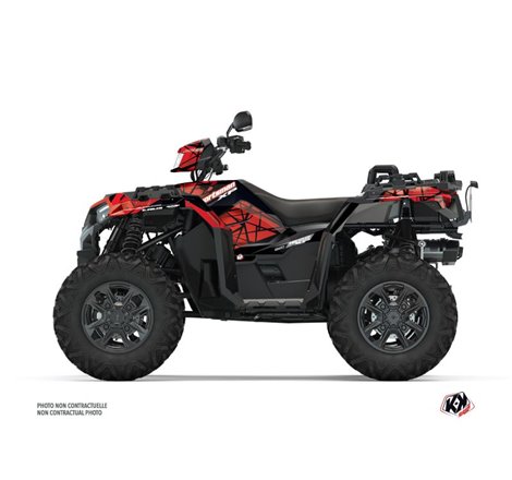 Kit Déco Quad Spin Polaris 1000 Sportsman XP S Forest Noir Rouge (2020-2023)