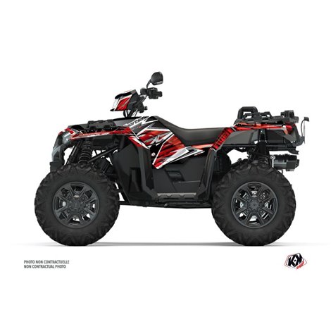 Kit Déco Quad Jungle Polaris 1000 Sportsman XP S Forest Noir Rouge (2020-2023)