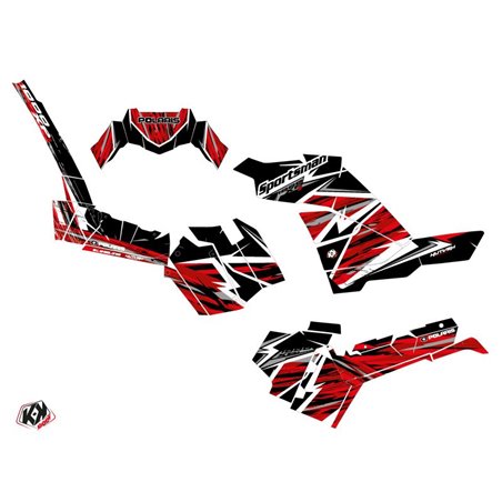Kit Déco Quad Jungle Polaris 1000 Sportsman XP S Forest Noir Rouge (2020-2023)