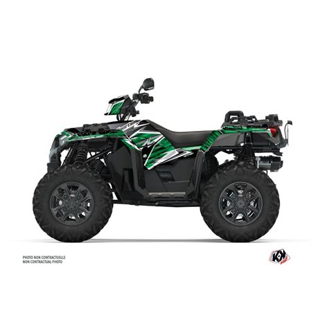 Kit Déco Quad Jungle Polaris 1000 Sportsman XP S Forest Noir Vert (2020-2023)