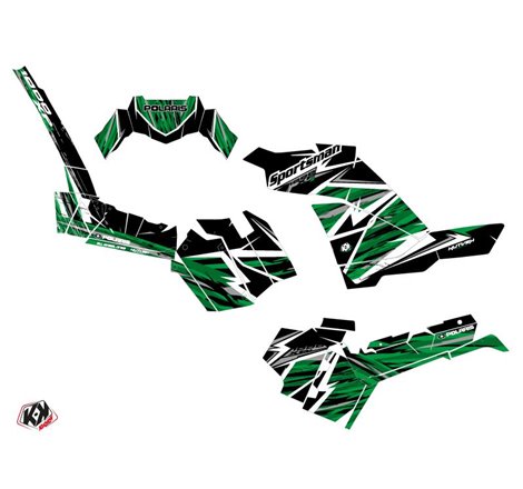 Kit Déco Quad Jungle Polaris 1000 Sportsman XP S Forest Noir Vert (2020-2023)