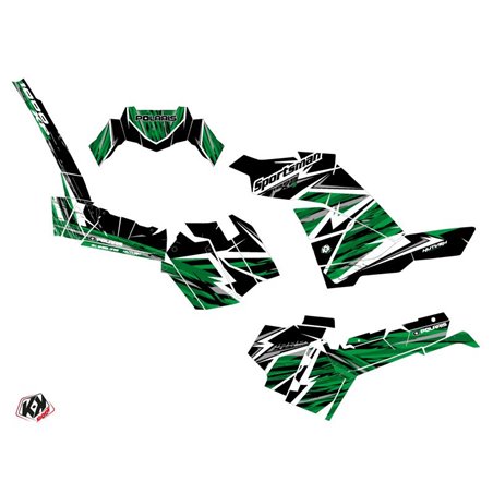 Kit Déco Quad Jungle Polaris 1000 Sportsman XP S Forest Noir Vert (2020-2023)