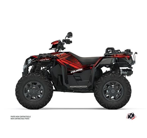 Kit Déco Quad Rock Polaris 1000 Sportsman XP S Forest Noir Rouge (2020-2023)