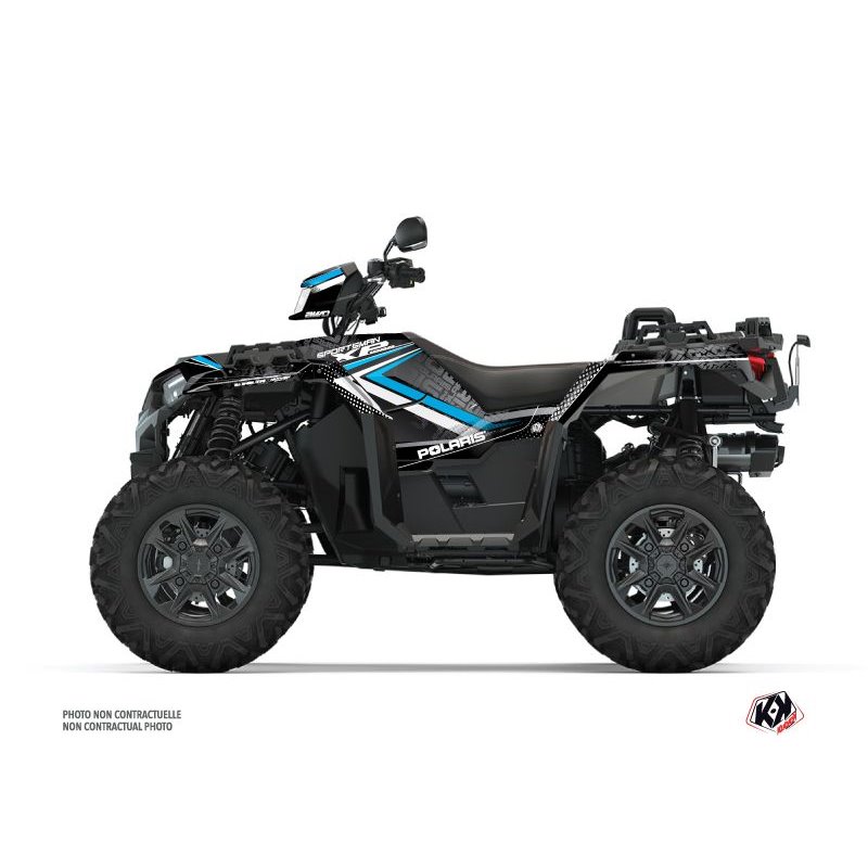 Kit Déco Quad Rock Polaris 1000 Sportsman XP S Forest Noir Bleu (2020-2023)