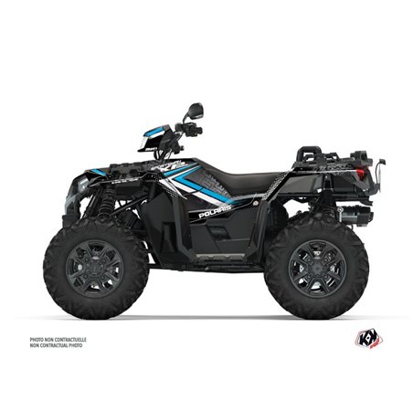 Kit Déco Quad Rock Polaris 1000 Sportsman XP S Forest Noir Bleu (2020-2023)