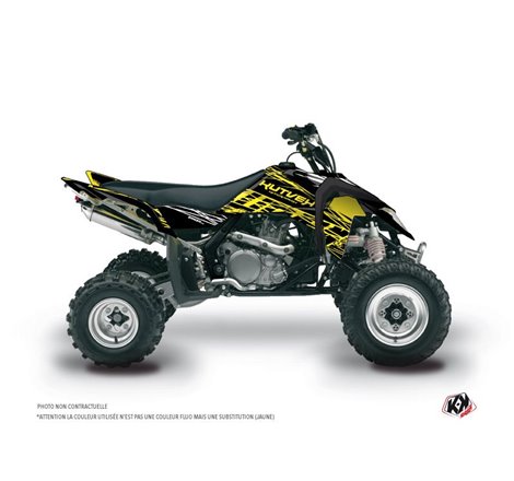 Kit Déco Quad Eraser Fluo Suzuki 450 LTR Jaune (2007-2014)