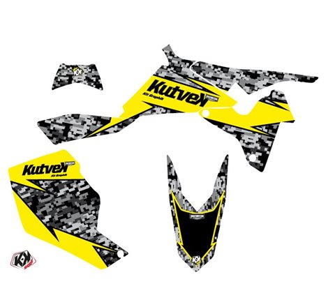 Kit Déco Quad Predator Suzuki 450 LTR Jaune (2007-2014)