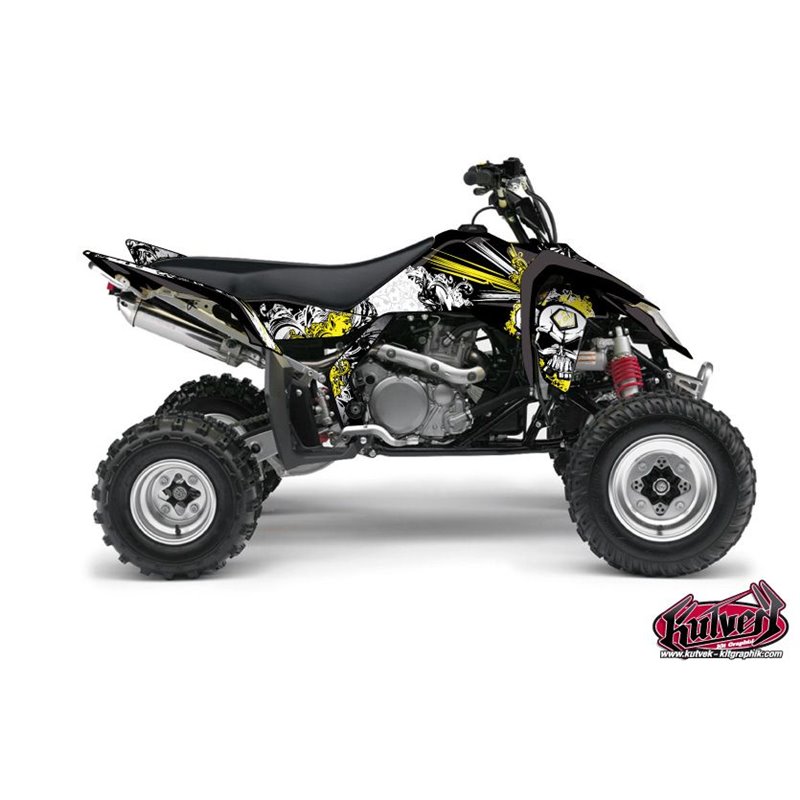 Kit Déco Quad Trash Suzuki 450 LTR Noir Jaune (2007-2014)